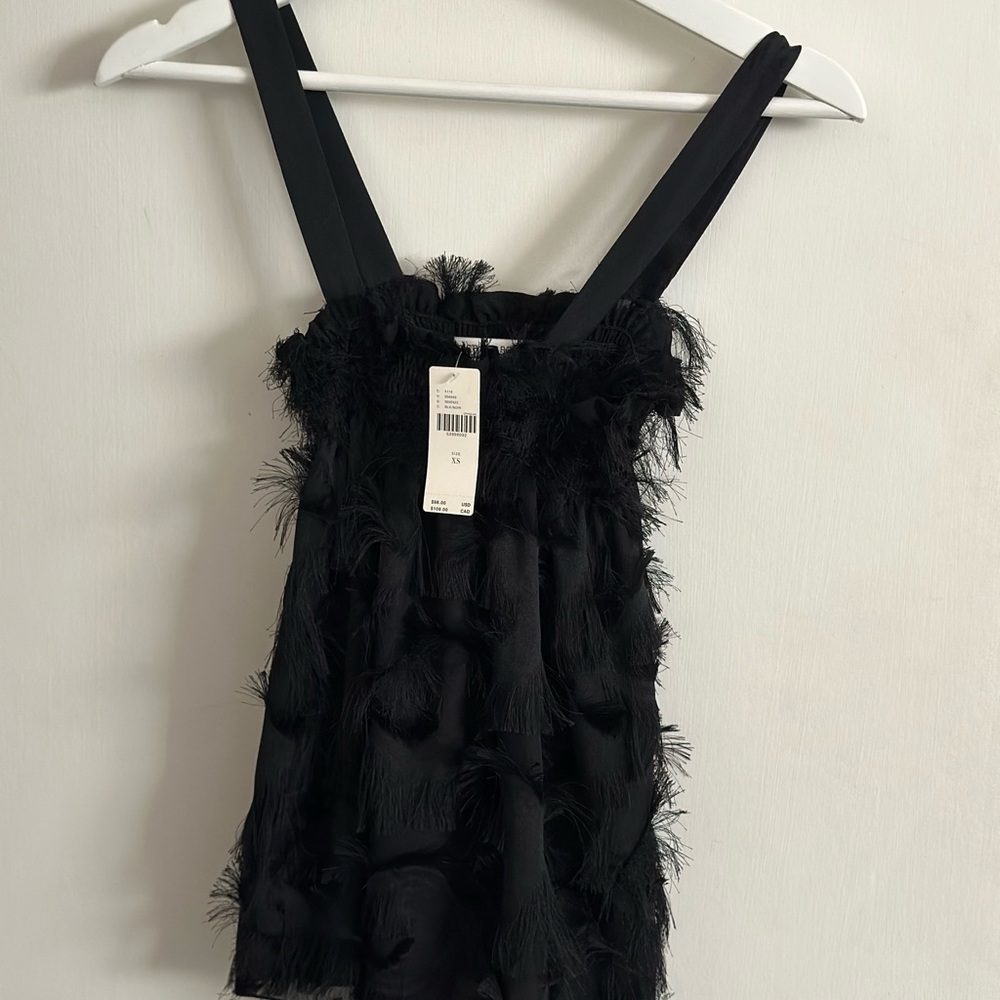 Wavered Grey XS top NWT